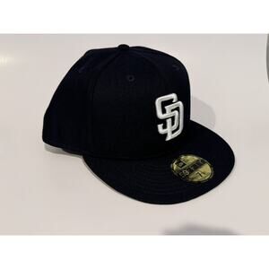 Unisex New Era MLB San Diego Padres 59FIFTY Fitted Hat  SD 2024 New styles 7 7/8